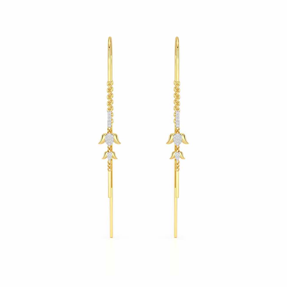 Bless Diamond Dangler Earrings