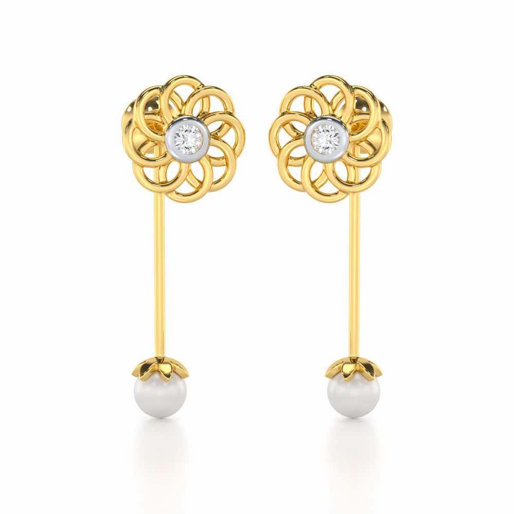 Dazzling Devotion Diamond Drop Earrings