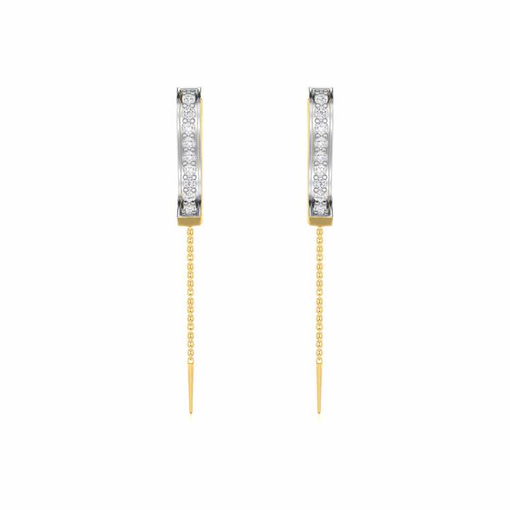 River Whispers Diamond Earrings