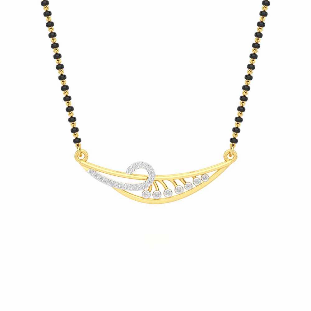 Sakhi Sajja Diamond Mangalsutra