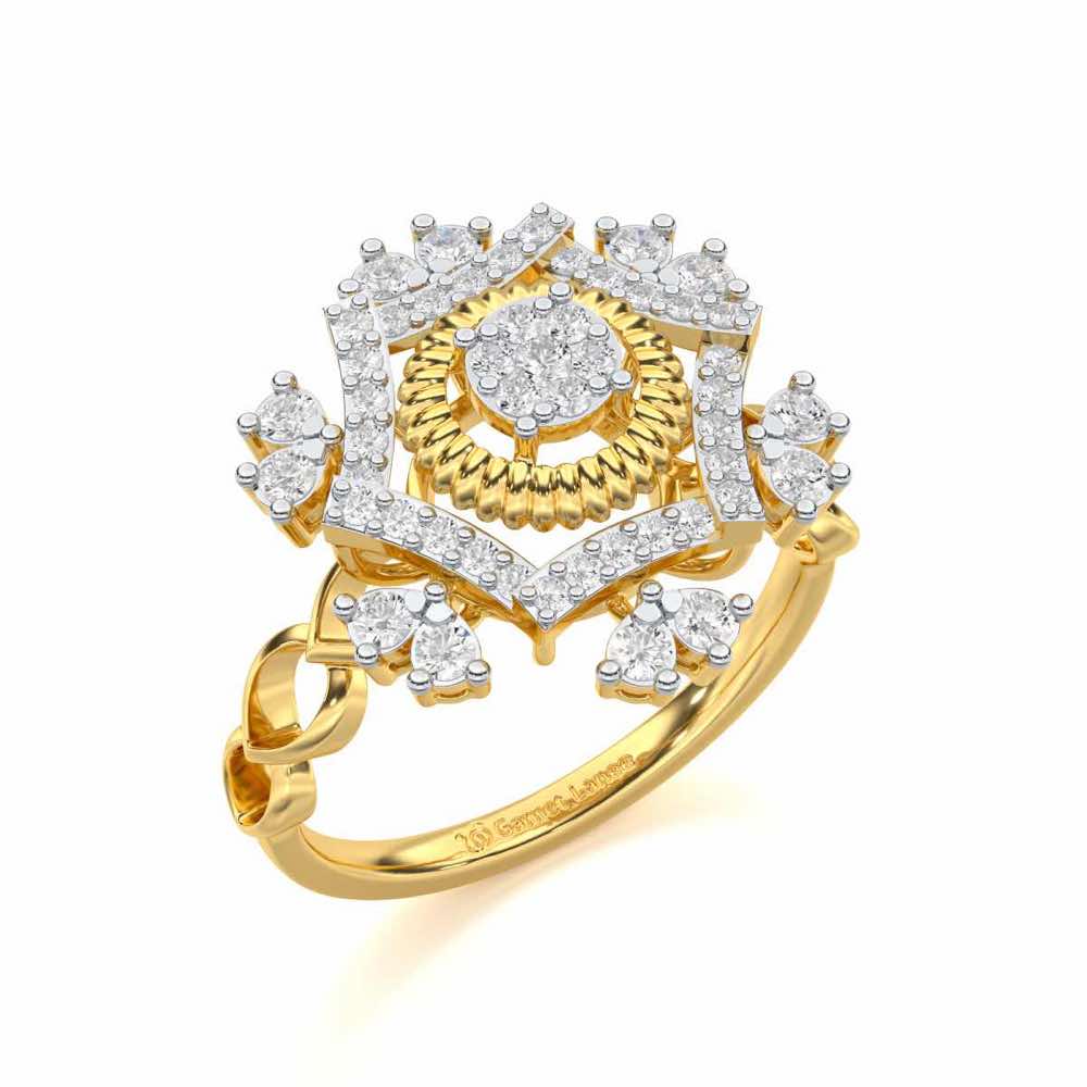 Satin Spark Diamond Ring