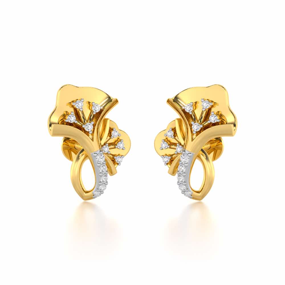 Twin Growth Diamond Studs
