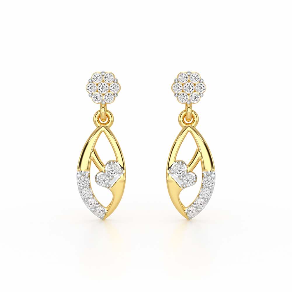 Flawless Epitome Dangler Diamond Earrings