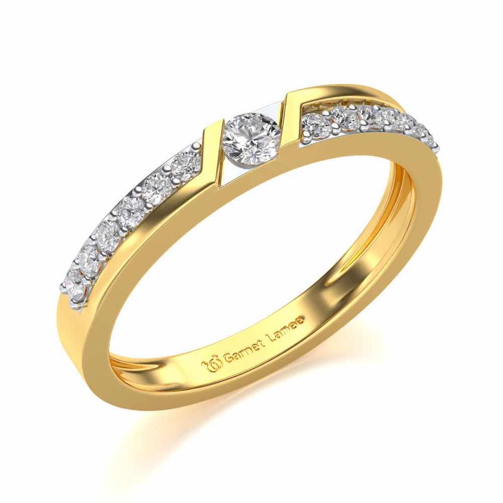 Damsel Solitaire Diamond Ring