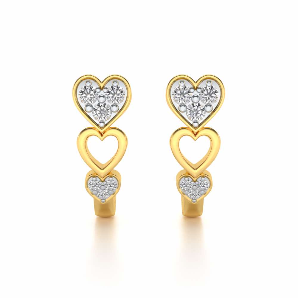 Heartily Diamond Bali Earrings