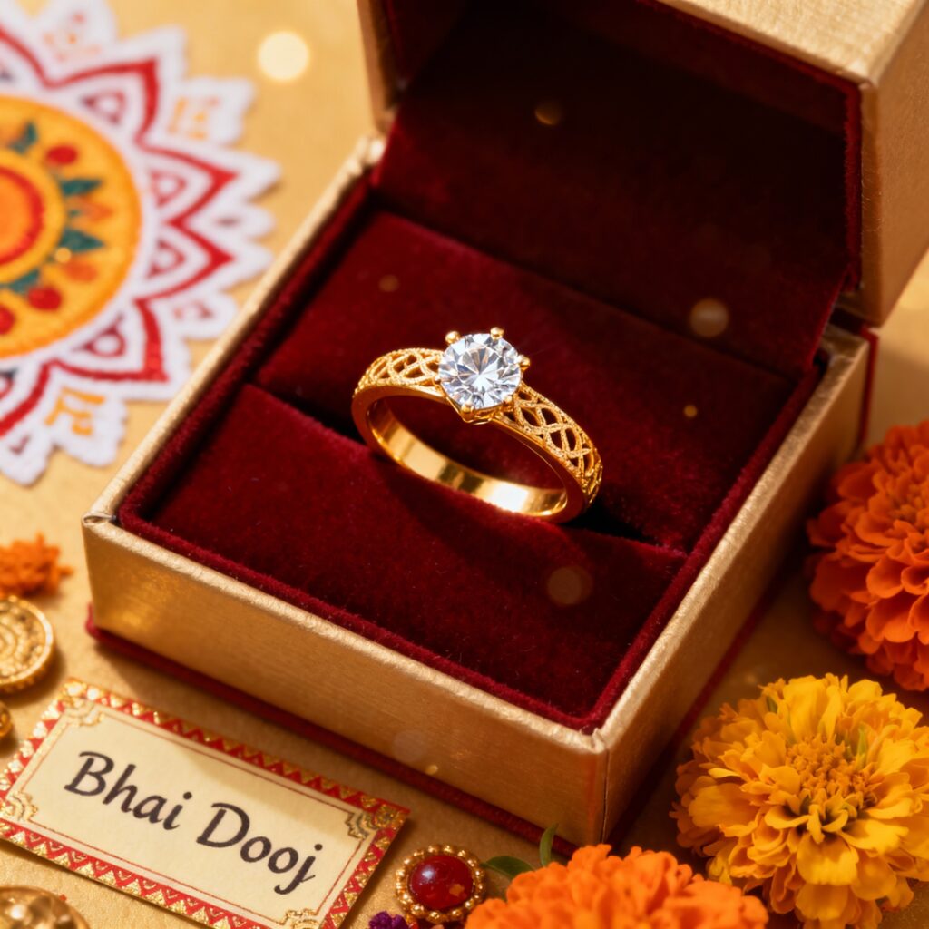 Bhai Dooj 2025- Top 9 Gold & Diamond Rings Gift Ideas For Your Sister