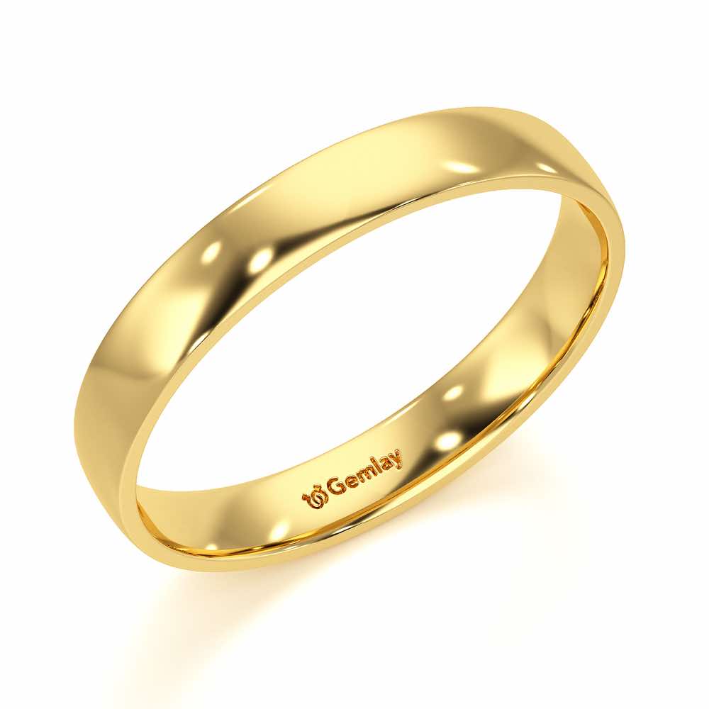 Bliss Aura Women Gold Ring Band
